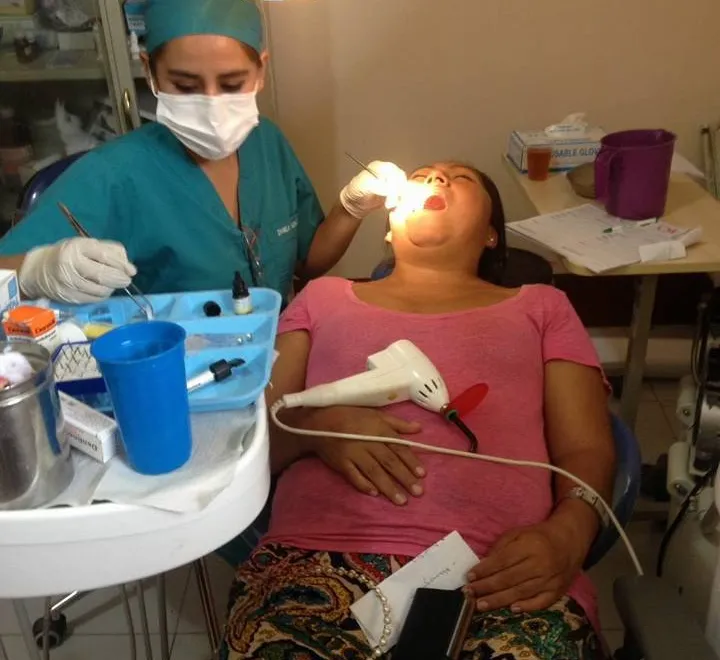 At the dentist