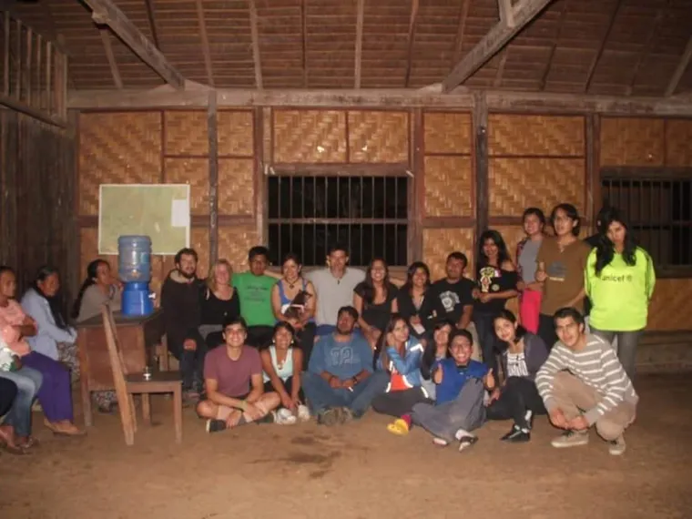 The volunteer team after a long day